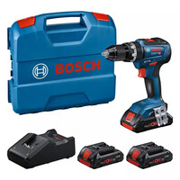 Bosch GSB 18V-55 PROFESSIONAL 18V accuschroefboormachine incl [3st] 4.0 Ah accu's en lader in koffer
