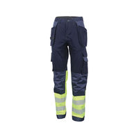 HI VIS 2TONE TROUSERS SYLW/NBLU 28R