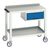 Bott heavy duty welded workbenches - Workbench with drawer, mobile and steel worktop