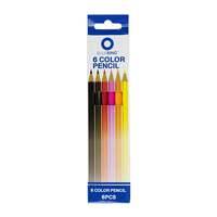 Bluering hatszögletű színes ceruza készlet 6 szín (5999093844033)
