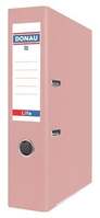 DONAU Life iratrendező 75 mm A4 PP/karton élvédő sínnel pasztell rózsaszín (3966001PL-30)