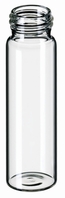 40 mL Gewindeflasche N 24 Außendurchmesser: 27,5 mm Außenhöhe: 95 mm klar flacher Boden