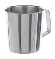 2000ml Measuring jugs with handle stainless steel conical shape