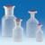 100ml Sloping shoulder reagent bottles wide-mouth PP with square-knob cap