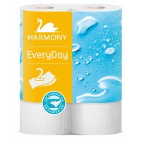 Harmony Everyday konyhai papírtorlő, 50 lap, feher, 2 db