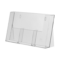 Multi-Section Countertop Leaflet Holder / 2-Section Tabletop Stand "Spree" | ⅓ A4 (DL) 3