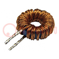 Inductor: wire; THT; 33uH; 8A; 15.9mΩ