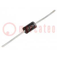 Diode: TVS; 1.5kW; 190V; 5.5A; unidirectional; DO27; reel,tape