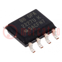IC: operational amplifier; 8MHz; Ch: 2; SO8; ±2.25÷18VDC,4.5÷36VDC