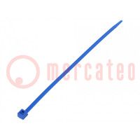 Kabelbinder; L: 201mm; W: 4,7mm; E/TFE; 222,3N; blauw; Ømax: 50mm