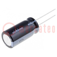 Condensateur: électrolytique; THT; 6800uF; 16VDC; Ø16x35,5mm; ±20%