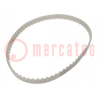 Timing belt; T10; W: 16mm; H: 4.5mm; Lw: 660mm; Tooth height: 2.5mm