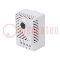 Sensor: thermostat; SPDT; 10A; 250VAC; screw terminals; IP20