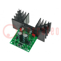Power amplifier; 30W; Ch: 2; 12/12VAC; 300mV; 98dB