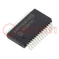 IC: mikrokontroller AVR; SSOP28; 1,8÷5,5VDC; Cmp: 3; AVR128; AVR-DA