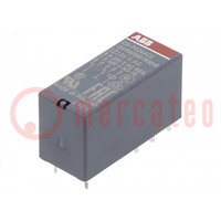 Relay: electromagnetic; DPDT; Ucoil: 24VAC; 8A; CR-P; max.250VAC