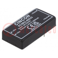 Konverter: DC/DC; 15W; Ubem: 36÷75V; Ukim: 3,3VDC; Ikim: 0÷4000mA