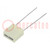 Capacitor: polyester; 33nF; 160VAC; 250VDC; 5mm; ±5%; 7.2x3.5x7.5mm