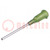 Needle: steel; 1"; Size: 14; straight; 1.6mm; Mounting: Luer Lock