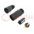 Plug; XLR; male; PIN: 7; straight; for cable; zinc die-cast; 3.5÷8mm