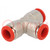 Push-in fitting; T-tap splitter; -0.99÷20bar; Gasket: NBR rubber