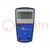 Amperímetro; LCD; 3,5 dígitos; I AC: 10mA÷19,99A; 94x150x35mm; 1%