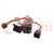 Cable for THB, Parrot hands free kit; Opel; PIN: 40