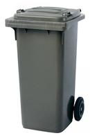 Kunststoff Müll-Großtonne in Grau, Füllmenge 120 Liter, -gewicht 60 kg | EA1711