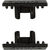 Kennflex Profilschienen inkl. Endkappen Set, ABS-Kunststoff, BxH: 12,0 x 5,5 cm Version: 05 - orientrot (RAL 3031) / Kern weiß