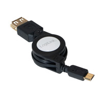 LogiLink USB OTG Kabel USB-A-Buchse/Micro-USB ausziehbar