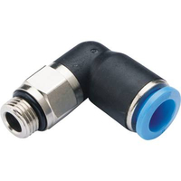 TRU COMPONENTS CONECTOR DE ÁNGULO GPL12-G02, DIÁMETRO DEL TUBO: 12 MM, ROSCA G1/4, 1 UNIDAD.