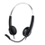 Genius HS-220U Ultra Lightweight Headset with Mic USB Connection Plug and Play Adjustable Headband and microphone with In-line Volume Control Black