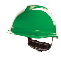 MSA V-Gard 520 Peakless Safety Helmet Green