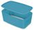 Set Aufbewahrungsbox Klein MyBox Cosy mit Organiser und Deckel, Polystyrol, blau