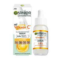 Garnier SkinActive Vitamin C Glow Booster Serum mit 3.5% [Niacinamid + Vitamin C* + Salizylsäure] 30ml