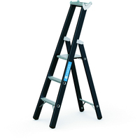Zarges 41145 ladder Vouwladder Zwart