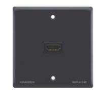 Kramer Electronics Passive Wall Plate - HDMI contactdoos Zwart