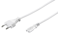 Goobay 96035 power cable White 1.8 m CEE7/16 C7 coupler