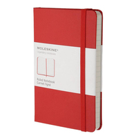 Moleskine Classic writing notebook 240 sheets Red