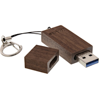 InLine woodstick USB 3.0 Speicherstick, Walnuss, 16GB