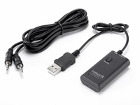 Inakustik 00415009 draadloze audiozender USB 10 m Zwart
