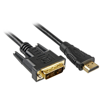 Sharkoon 3m HDMI to DVI-D Fekete