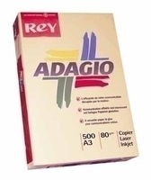 Rey Adagio A3 80 g/m² Red 500 sheets papel para impresora de inyección de tinta Rojo