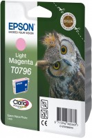 Epson Owl T0796 - Cartuchos magenta claro nabój z tuszem 1 szt. Oryginalny Jasna magenta