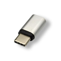 MCL USBC-M/F changeur de genre de câble USB Type-C Argent