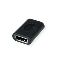 Value 12.99.3165 tussenstuk voor kabels DisplayPort Zwart