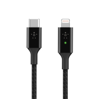 Belkin Smart LED USB-C to Lightning Schwarz