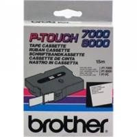 Brother TX-232 label-making tape Red on white