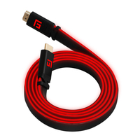 Floating Grip FG-HDMILED-150-RED kabel HDMI 1,5 m HDMI Typu A (Standard) Czarny