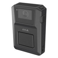 Axis W120 Kamera tułowia Bezprzewodowy CMOS 1920 x 1080 px Czarny Bateria 0,1 lx Wi-Fi 802.11a, 802.11b, 802.11g, Wi-Fi 4 (802.11n), Wi-Fi 5 (802.11ac) Bluetooth 5.1